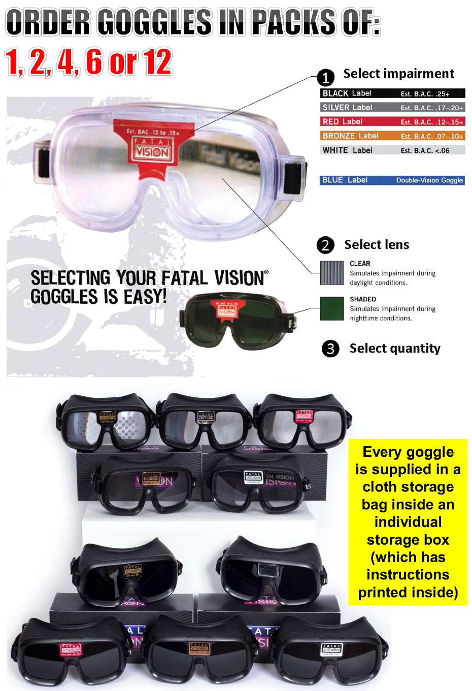 Fatal cheap vision goggles